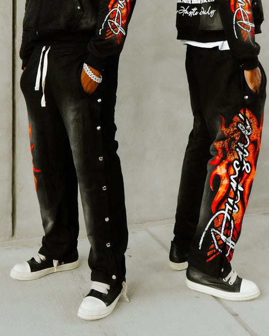 “WTF” Heavy Baggy Sweatpants